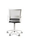Silla de Trabajo LINK White Neumática con Asiento Tela