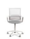 Silla Blanca de Trabajo LINK White Neumática con Asiento Tela