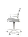 Silla Blanca de Trabajo LINK White Neumática con Asiento Tela
