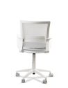 Silla Blanca de Trabajo LINK White Neumática con Asiento Tela