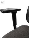 Silla COOL Ergonómica con Apoyabrazos Regulable 3D Cromada