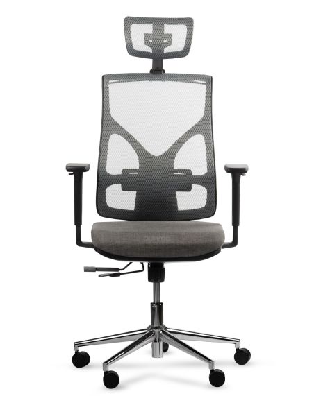 Silla COOL Ergonómica con Apoyabrazos Regulable 3D Cromada