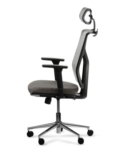 Silla COOL Ergonómica con Apoyabrazos Regulable 3D Cromada