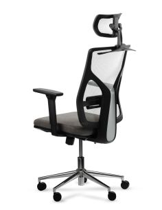 Silla COOL Ergonómica con Apoyabrazos Regulable 3D Cromada 2