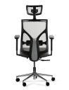 Silla COOL Ergonómica con Apoyabrazos Regulable 3D Cromada