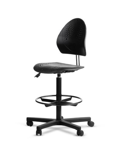 Silla Cajera Industrial con respaldo LEAF