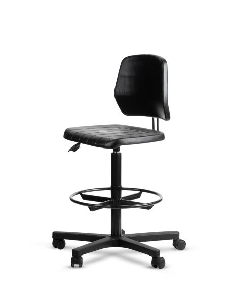 Silla cajera Industrial con Respaldo BLOC