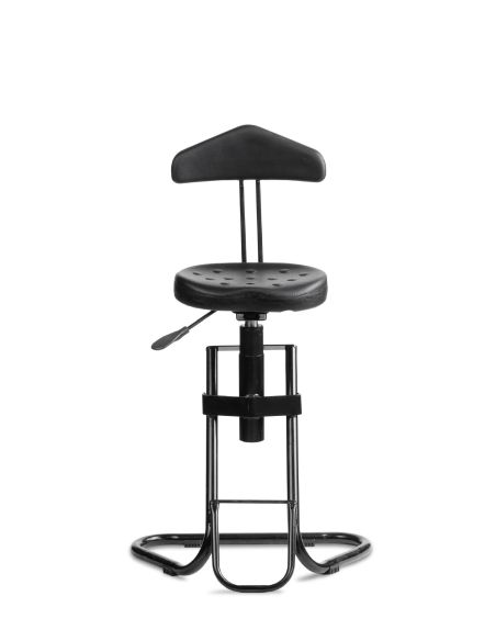 Banqueta Parado / Apoyado Industrial Reforzada con Respaldo