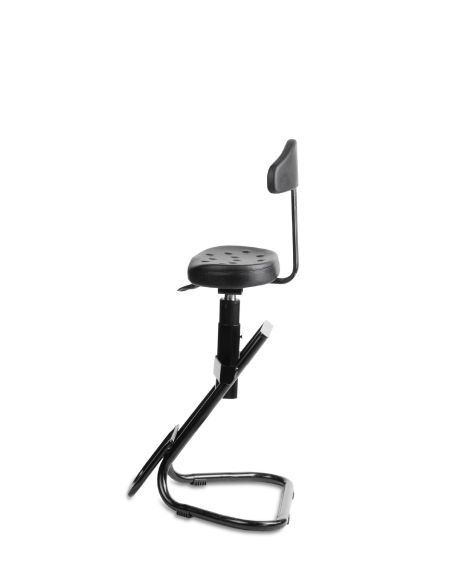 Banqueta Parado / Apoyado Industrial Reforzada con Respaldo