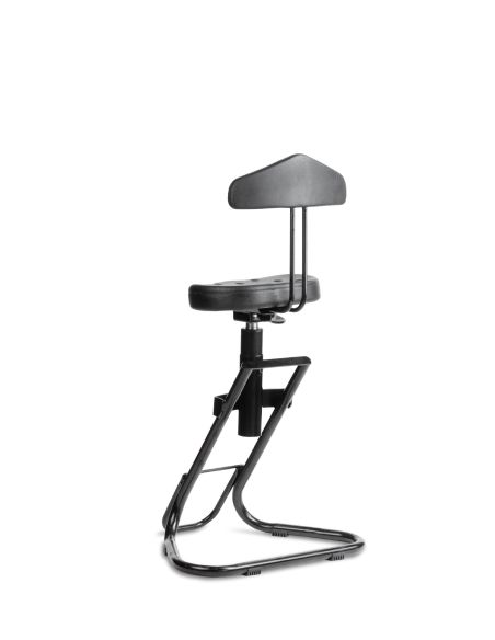 Banqueta Parado / Apoyado Industrial Reforzada con Respaldo