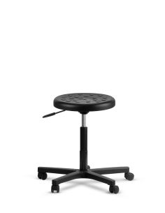 Taburete Industrial Giratorio Mole con aro apoyapies