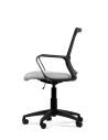 Silla Blanco de Trabajo LINK Negra Neumática con Asiento de Cuero Sintético