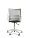 Silla de Trabajo LINK White Neumática con Asiento Tela