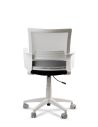 Silla de Trabajo LINK White Neumática con Asiento Tela