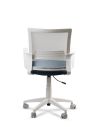 Silla de Trabajo LINK White Neumática con Asiento Tela