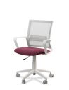 Silla de Trabajo LINK White Neumática con Asiento Tela