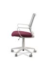 Silla de Trabajo LINK White Neumática con Asiento Tela