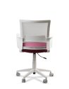 Silla de Trabajo LINK White Neumática con Asiento Tela
