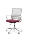 Silla de Trabajo LINK White Neumática Base Cromada