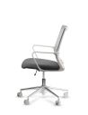Silla de Trabajo LINK White Neumática Base Cromada