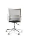 Silla de Trabajo LINK White Neumática Base Cromada