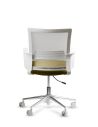 Silla de Trabajo LINK White Neumática Base Cromada