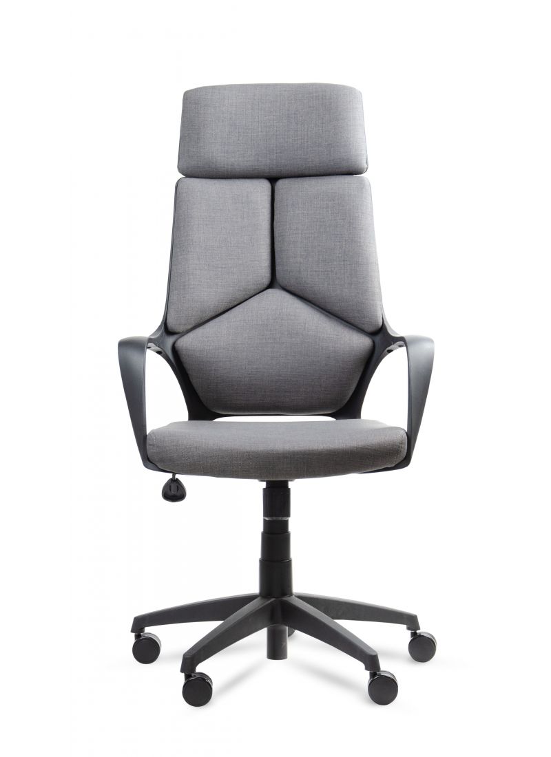 Silla Moderna de Oficina Sun Black - Negra y Gris - Ejecutiva