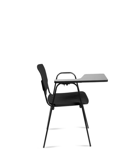 Silla Negra Universitaria Academic PRIMA con Mesa Rebatible - ROLIC