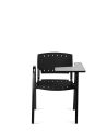 Silla Negra Universitaria Academic PRIMA con Mesa Rebatible - ROLIC