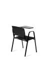 Silla Negra Universitaria Academic PRIMA con Mesa Rebatible - ROLIC
