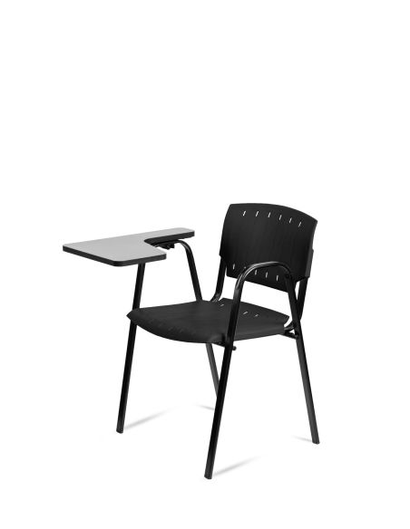 Silla Negra Universitaria Academic PRIMA con Mesa Rebatible - ROLIC