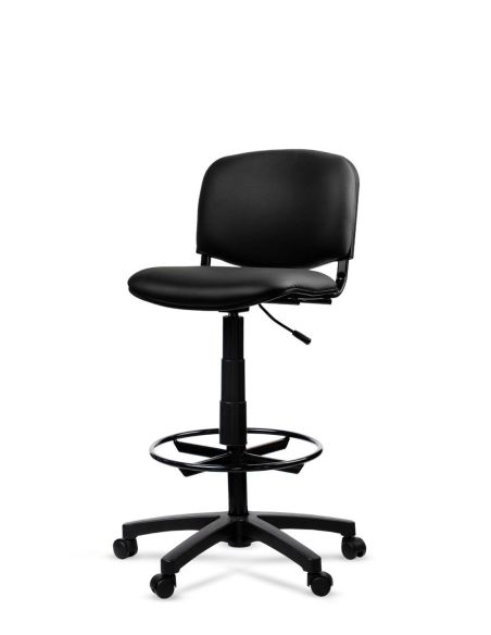 Silla Cajera Tapizada con Aro Reposapies - Directo de Fábrica