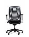 Silla Ergonómica Gandhi 3D Negra con Respaldo Reclinable Rigido