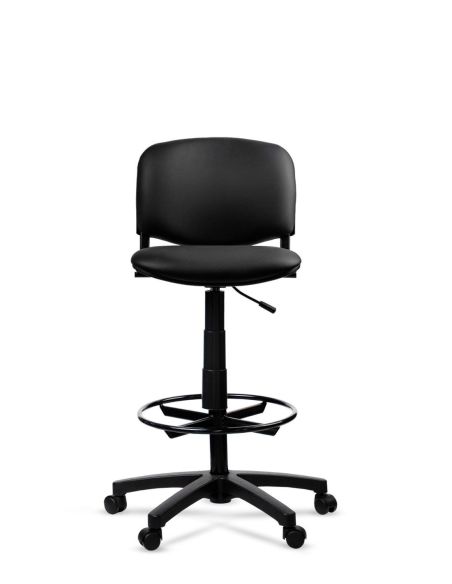 Silla Cajera Tapizada con Aro Reposapies - Directo de Fábrica