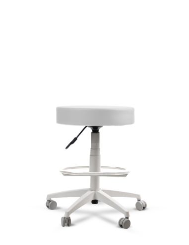 Taburete T1 Strong Blanco Con Aro