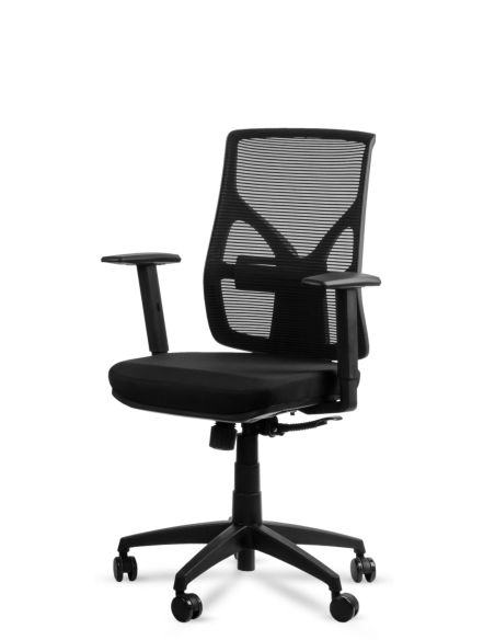 Silla Ergonométrica Cool Negra Spazio Petroleo - Ergonomía Argentina