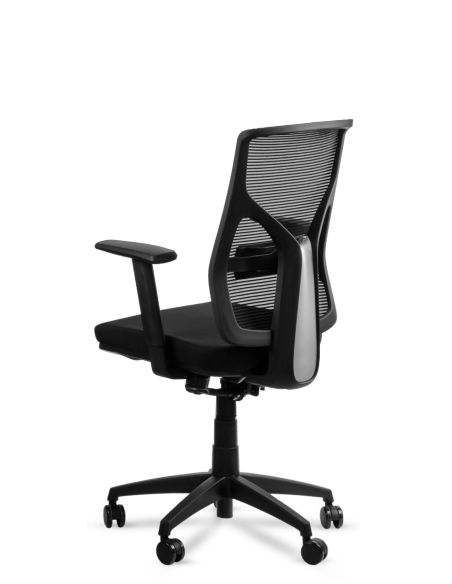 Silla Ergonométrica Cool Negra Spazio Petroleo - Ergonomía Argentina