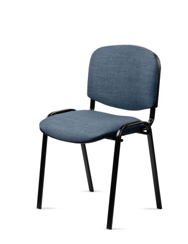 Silla Tapizada Celeste - 4 Patas - Apilable