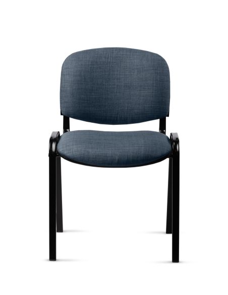 Silla Tapizada Celeste - 4 Patas - Apilable