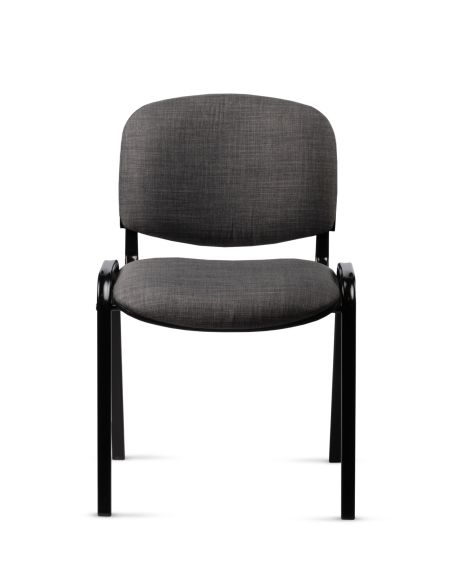 Silla Tapizada de 4 patas GRIS ISO Rolic - Recepción