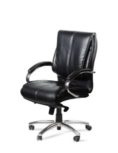 Sillón Gerencial  Jazz Rolic - Basculante - Cuero Negro