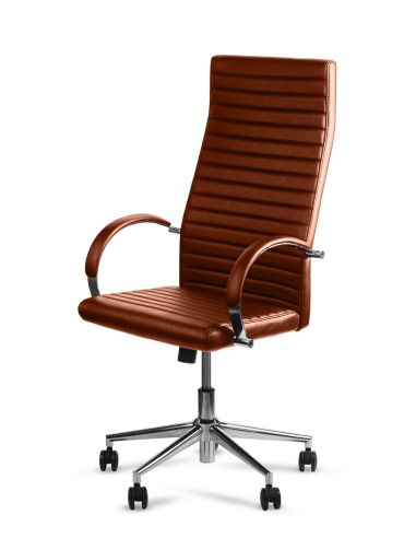 Sillón Gerencial Marrón Line Plus Rolic Original - Un clásico que perdura