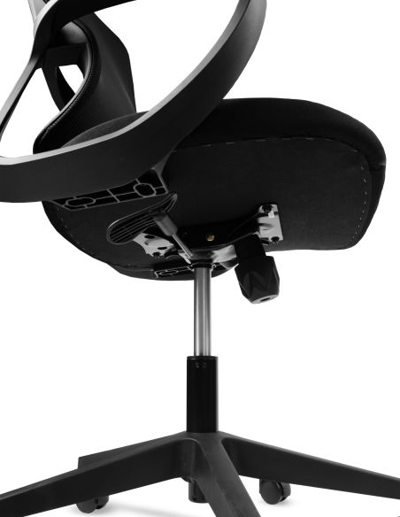 Silla Ergonómica Moderna Basculante con Apoyacabeza Baffi Black