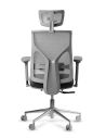 Silla COOL Grey 5D con Estructura Gris Cromada - Diseño Innovador