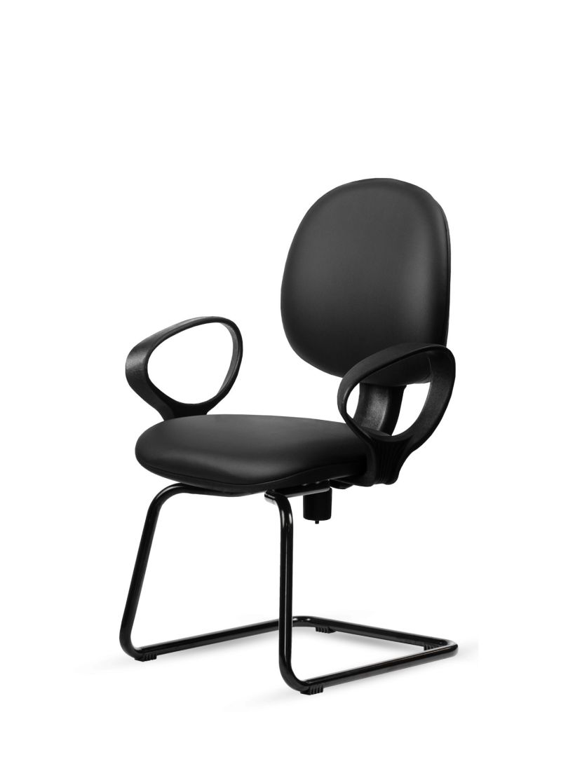 Silla Flex Tapizada Trineo Fija Rolic sin Apoyabrazos