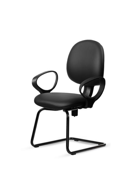 Silla Flex Tapizada Trineo Fija Rolic sin Apoyabrazos