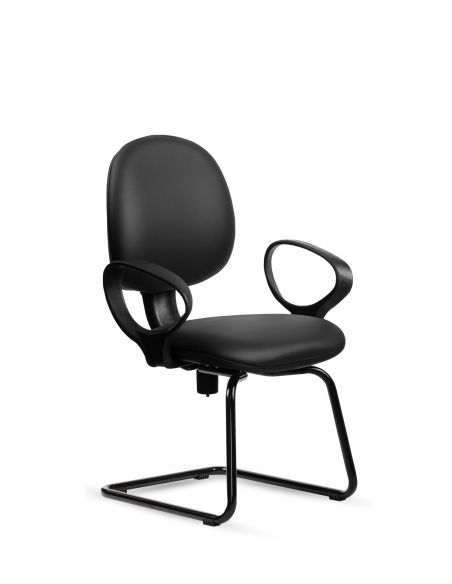 Silla Flex Tapizada Trineo Fija Rolic sin Apoyabrazos