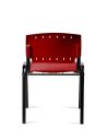 Silla Roja Plástica Prima Rolic Máxima Resistencia - Garantía - Apilables