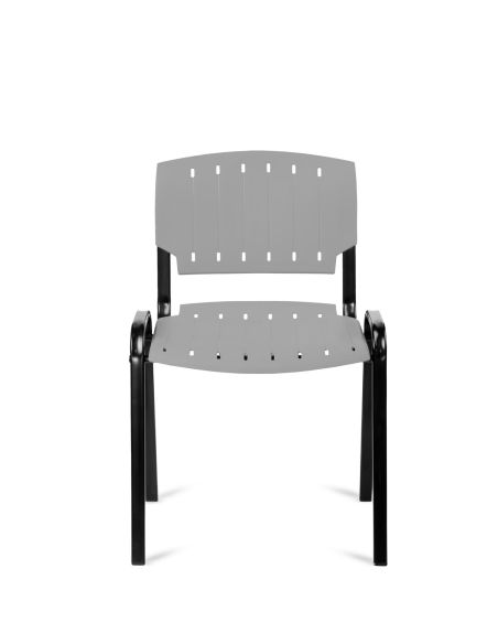 Silla Gris Pastica Prima Rolic Máxima Resistencia - Garantía - Apilables