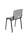 Silla Gris Pastica Prima Rolic Máxima Resistencia - Garantía - Apilables